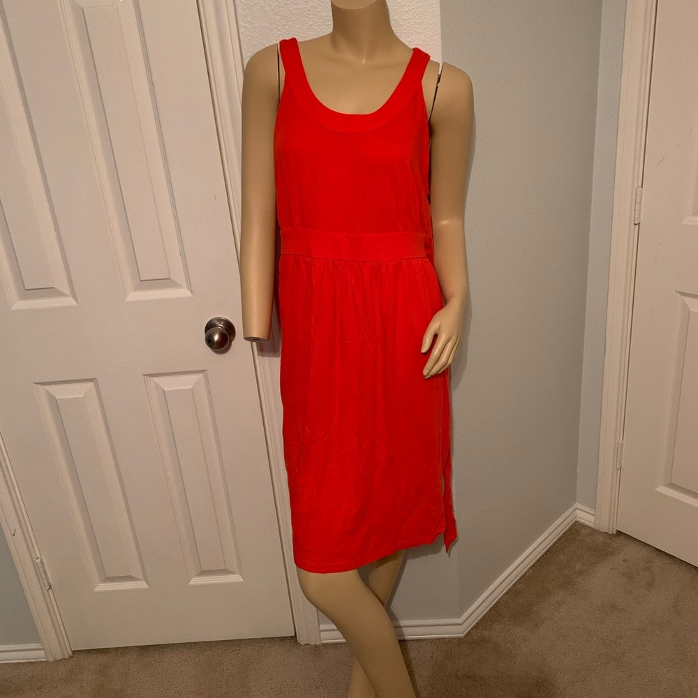 Red/orange old navy knee length dress